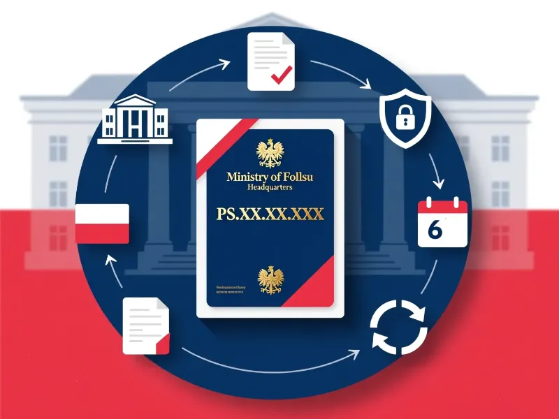 Proces licencjonowania bukmacher&oacute;w w Polsce - infografika przedstawiająca wymogi ustawy hazardowej