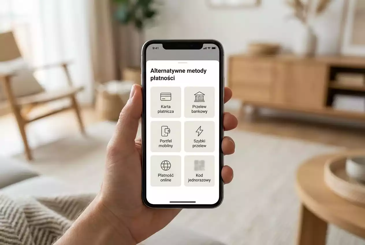 Aplikacja mobilna bukmachera z widoczną sekcją wpłat